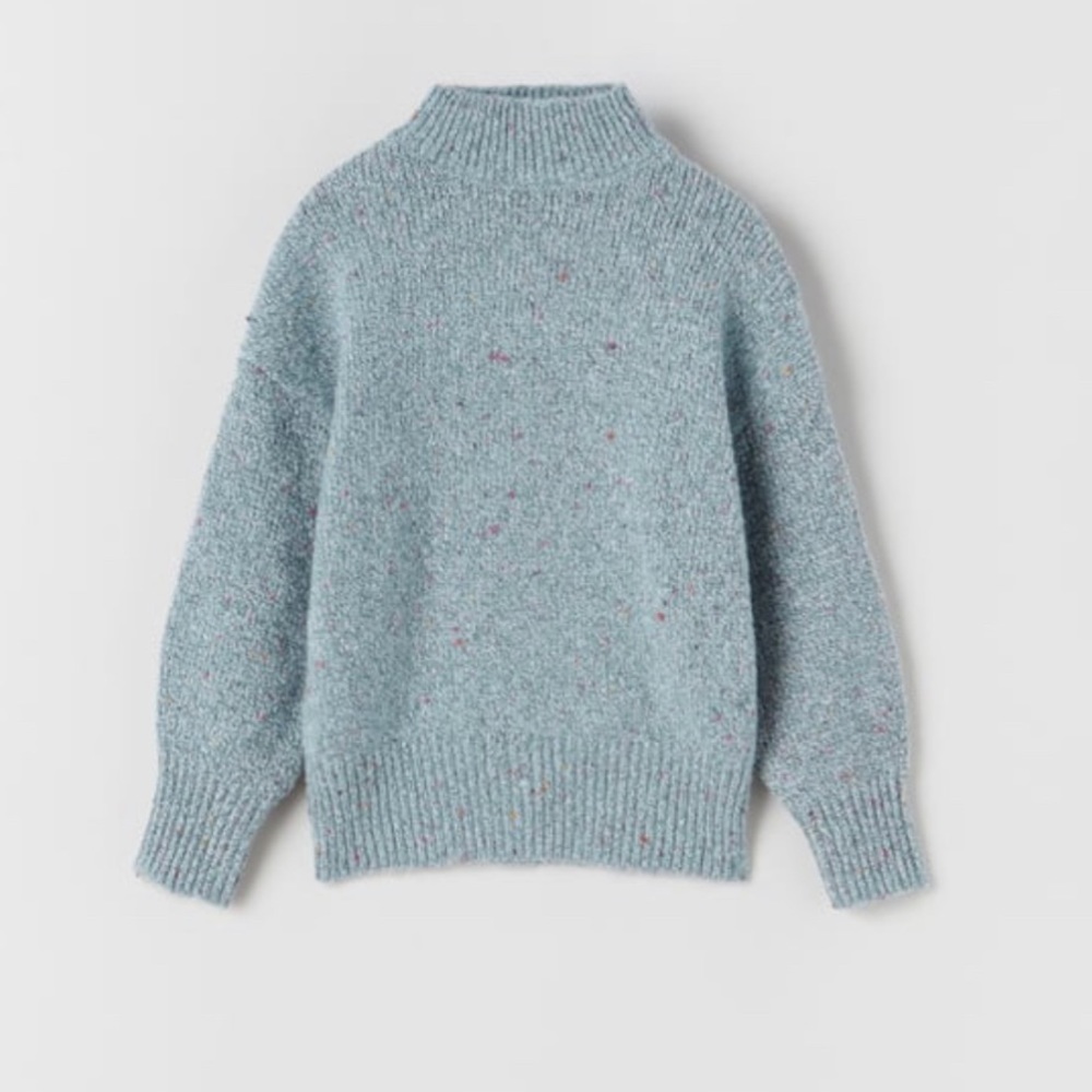 Zara powder blue sweater girls 11-12 years